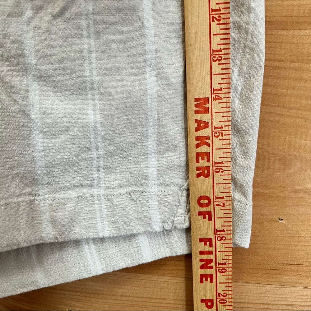 Abercrombie & Fitch Men’s Natural/White Linen/Cotton Blend Casual Shorts Size XL - Picture 7 of 8